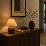 Vian Lark Ceramic Table Lamp, detail view 9