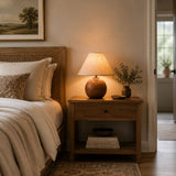 Vian Lark Ceramic Table Lamp, detail view 4