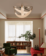Alden Arc Resin Ceiling Light, detail view 4
