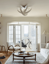 Alden Arc Resin Ceiling Light, detail view 7