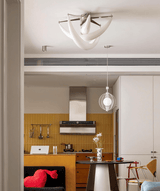 Alden Arc Resin Ceiling Light, detail view 8