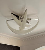Alden Arc Resin Ceiling Light, detail view 14