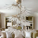 Alden Aster Crystal Chandelier, detail view 2