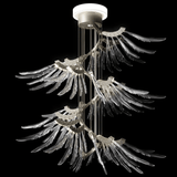Alden Aster Crystal Chandelier, detail view 5