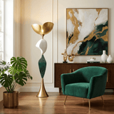 Alden Juniper Iron Floor Lamp, detail view 3
