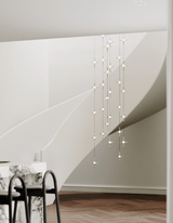 Arden Willow Crystal Chandelier, detail view 2