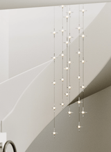 Arden Willow Crystal Chandelier, detail view 3