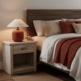 Aster Rain Fabric Table Lamp, detail view 3