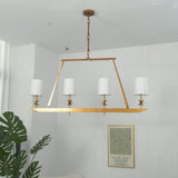 Avel Rose Fabric Chandelier, detail view 4
