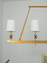 Avel Rose Fabric Chandelier, detail view 5