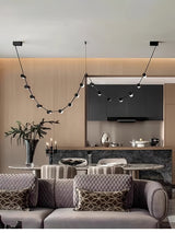 Avel Wave Acrylic Pendant Light, detail view 13