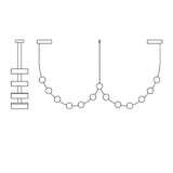 Avel Wave Acrylic Pendant Light, detail view 22