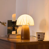 Aven Hearth Wood Table Lamp, detail view 2