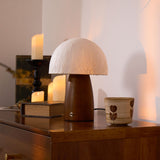 Aven Hearth Wood Table Lamp, detail view 5