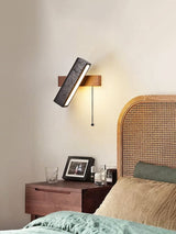 Briar Iris Travertine Wall Light, detail view 5