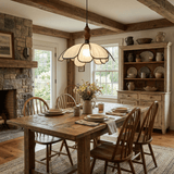 Briar Willow Wood Pendant Light, detail view 4