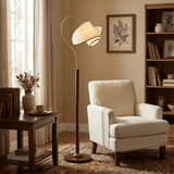 Calia Bay Wood Floor Lamp, detail view 3
