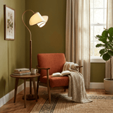 Calia Bay Wood Floor Lamp, detail view 4