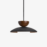 Calia Halo Travertine Pendant Light by Maison Velume