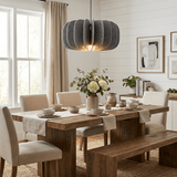 Calia Moon Wood Pendant Light, detail view 2