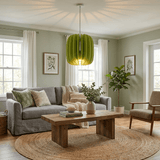 Calia Moon Wood Pendant Light, detail view 6