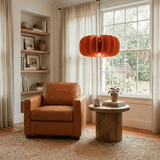 Calia Moon Wood Pendant Light, detail view 7