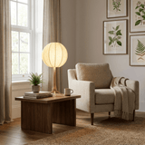 Celine Mist Wood Table Lamp, detail view 5