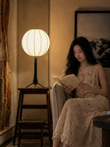 Celine Mist Wood Table Lamp, detail view 6