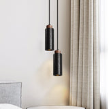 Clara Harbor Travertine Pendant Light, detail view 2