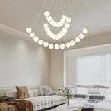 Clara Rain Acrylic Chandelier, detail view 4