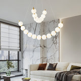 Clara Rain Acrylic Chandelier, detail view 10