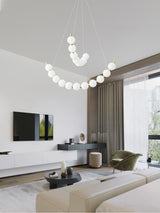 Clara Rain Acrylic Chandelier, detail view 15