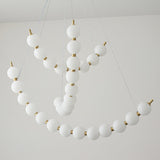 Clara Rain Acrylic Chandelier, detail view 22