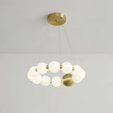 Clara Rain Acrylic Chandelier, detail view 23