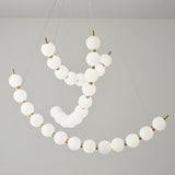 Clara Rain Acrylic Chandelier, detail view 24
