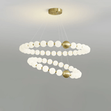 Clara Rain Acrylic Chandelier, detail view 30