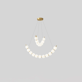 Clara Rain Acrylic Chandelier, detail view 33