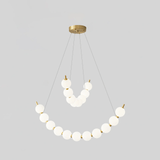 Clara Rain Acrylic Chandelier, detail view 36