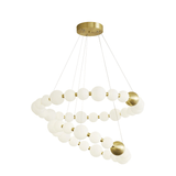 Clara Rain Acrylic Chandelier, detail view 40