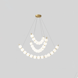 Clara Rain Acrylic Chandelier, detail view 46