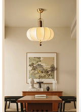 Clara Stone Wood Pendant Light, detail view 9