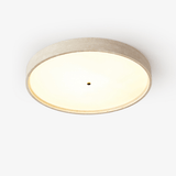 Clara Veil Travertine Ceiling Light by Maison Velume