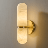 Cora Iris Alabaster Wall Light, detail view 5