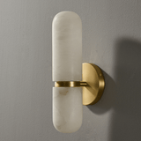 Cora Iris Alabaster Wall Light, detail view 6