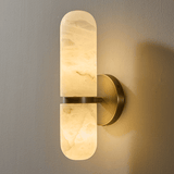 Cora Iris Alabaster Wall Light, detail view 7