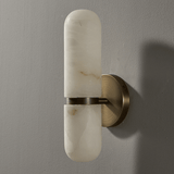 Cora Iris Alabaster Wall Light, detail view 8