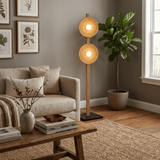 Cora Linden Marble Floor Lamp, detail view 2
