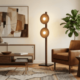 Cora Linden Marble Floor Lamp, detail view 3