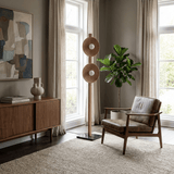 Cora Linden Marble Floor Lamp, detail view 12
