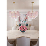 Corin Field Glass Chandelier, detail view 7